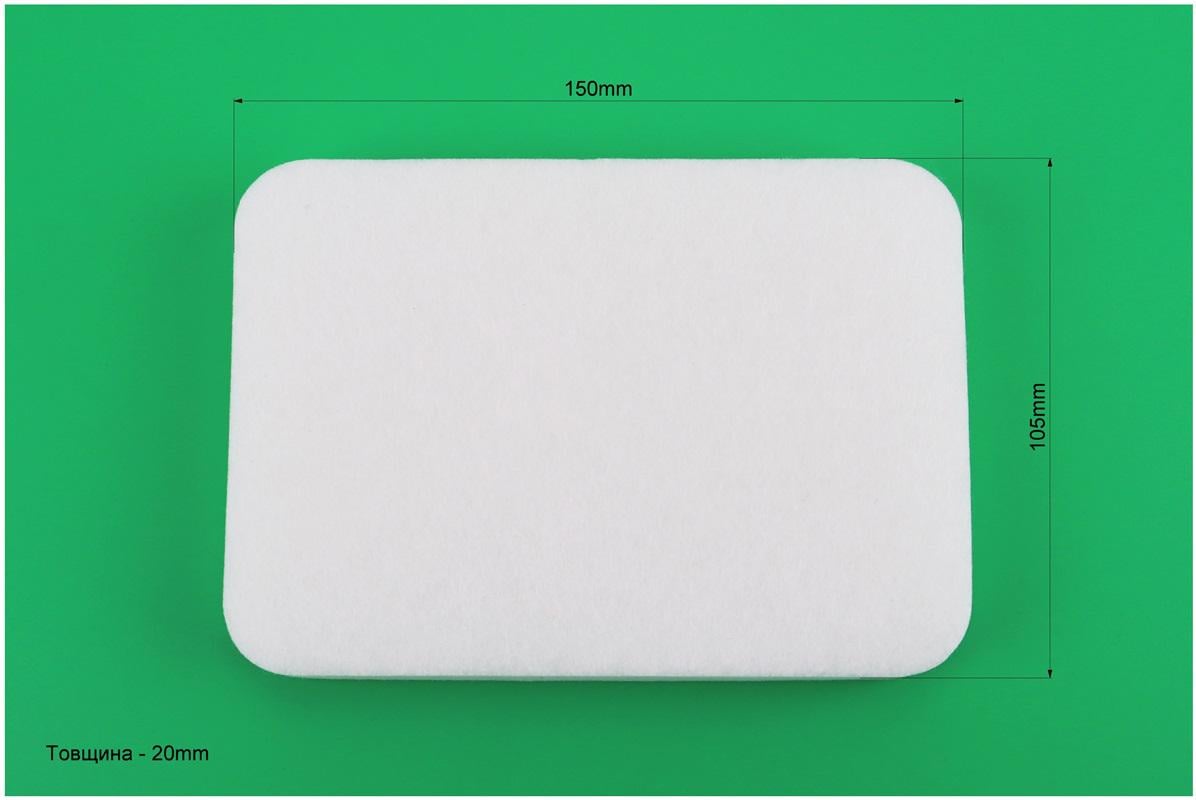 Фільтр повітряний до генератора 4-6 кВт елемент фібра 150x105x20 мм (206204) - фото 2 Фільтр повітряний до генератора 4-6 кВт елемент фібра 150x105x20 мм (206204) - фото 2