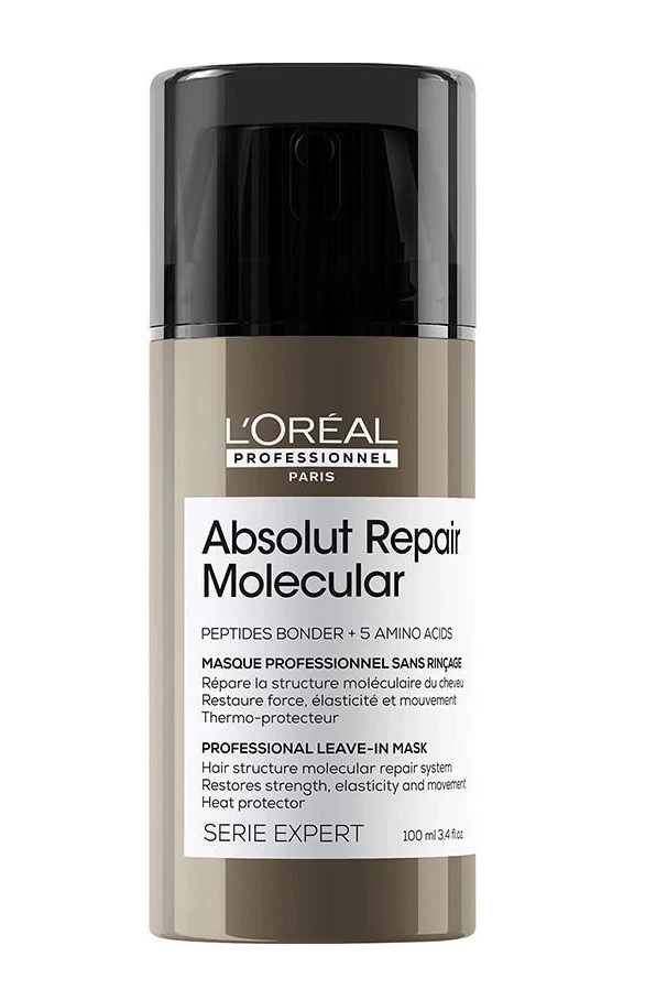 Маска для молекулярного восстановления структуры волос L'Oreal Absolut Repair Molecular Leave-In Mask 100 мл (2360187312)