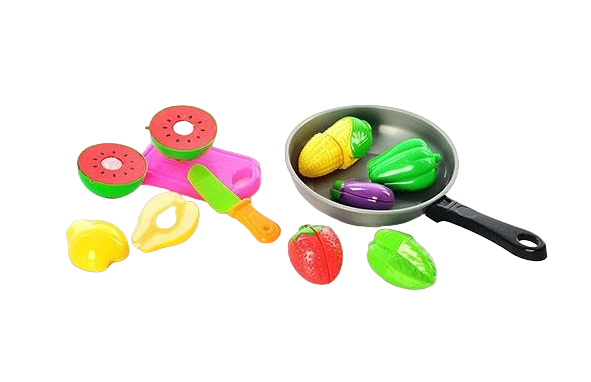 Игровой набор для детей ББ Продукты на липучке доска/нож/сковородка (3013 C)