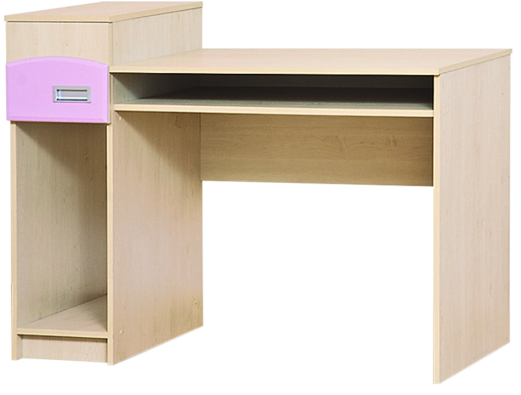 Стол письменный Світ Меблів Терри ДСП МДФ Клен/Розовый Глянец Стол письменный Світ Меблів Терри ДСП МДФ Клен/Розовый Глянец