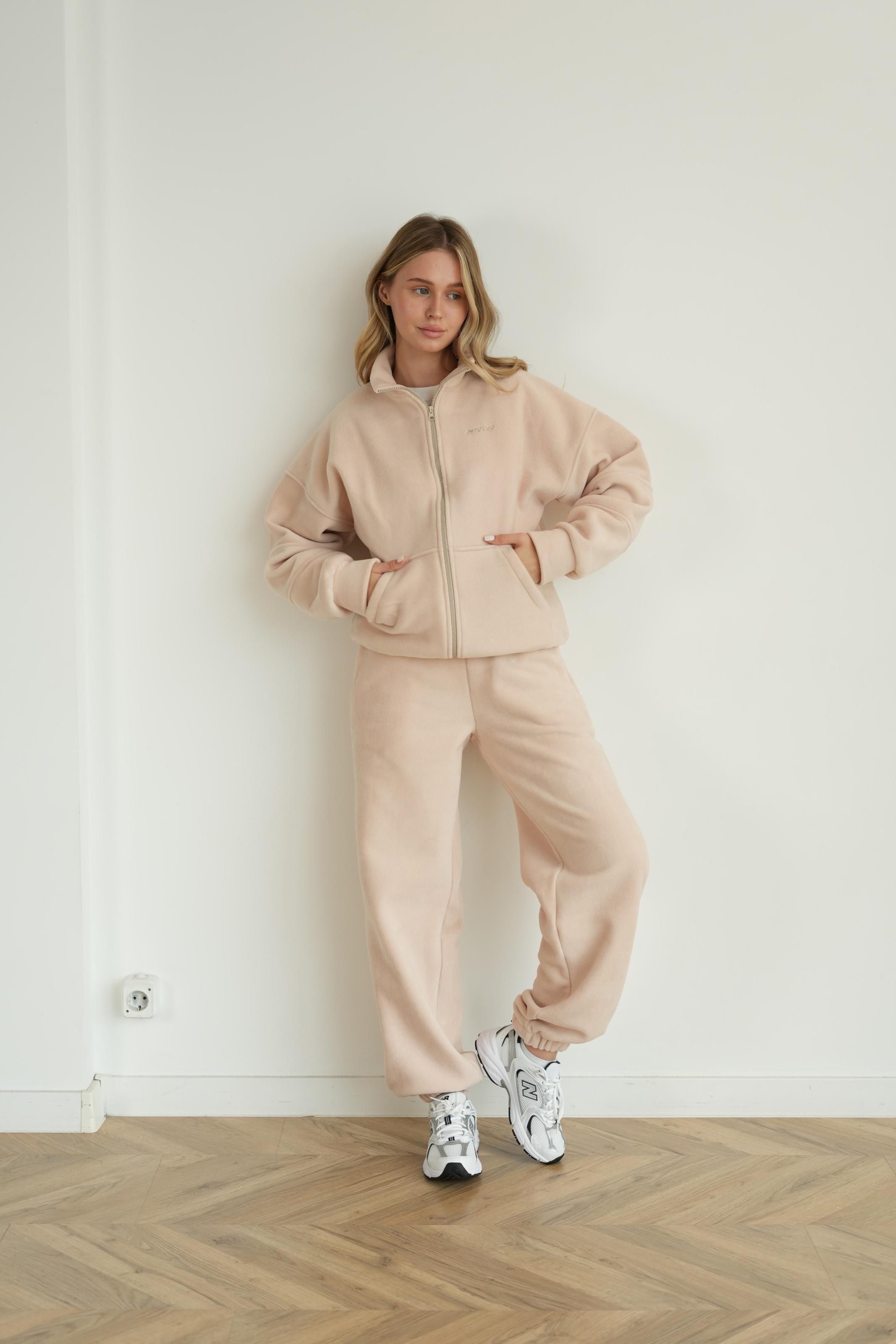 Костюм флісовий CASUAL L/XL Бежевий (10302LXL) - фото 2 Костюм флісовий CASUAL L/XL Бежевий (10302LXL) - фото 2