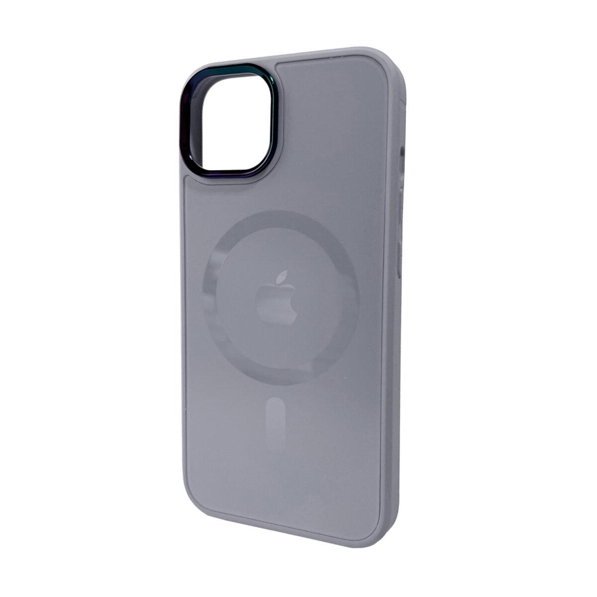Противоударный чехол для Apple iPhone 13 AG Glass Sapphire MagSafe / Grey