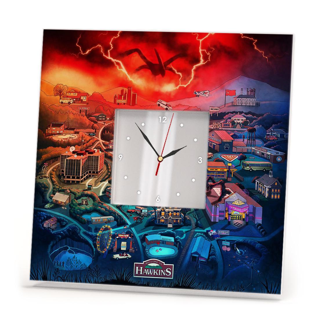 Часы с фото Сериал Очень ''Странные дела'' 260x260 мм (C04666)