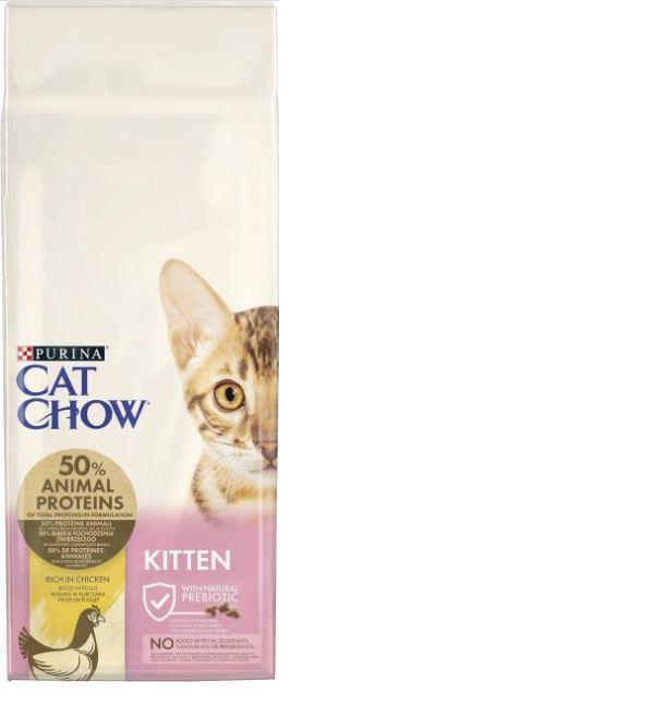 Корм сухой для кошек Purina Cat Chow с курицей 15 кг (5997204514127) - фото 2 Корм сухой для кошек Purina Cat Chow с курицей 15 кг (5997204514127) - фото 2