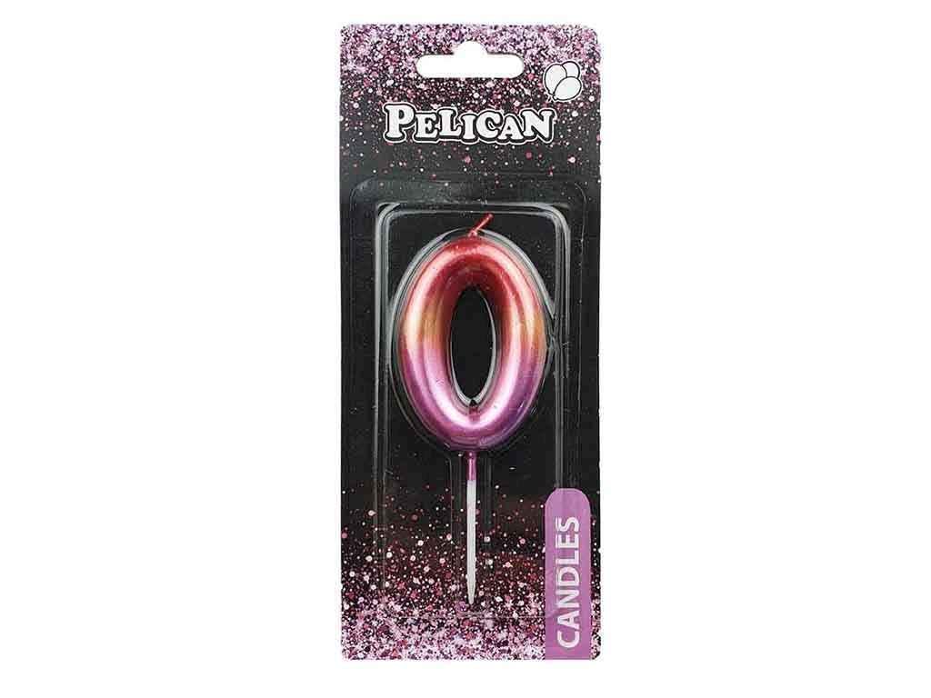 Свеча для торта Pelican 0 6 см Разноцветный (866060)