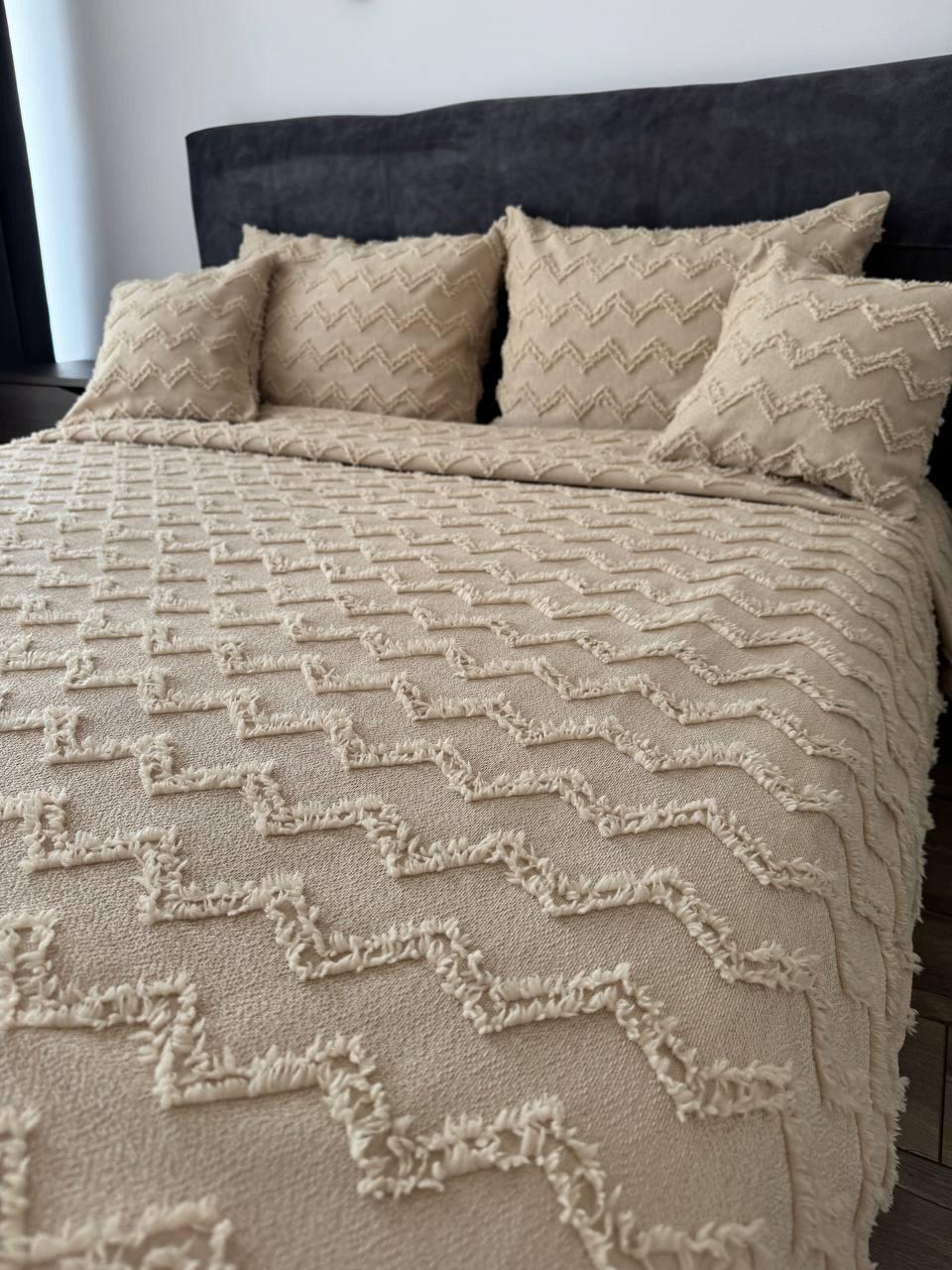 Покрывало Хельга 140x250 см Бежевый (20774-4-140x250cm) - фото 14 Покрывало Хельга 140x250 см Бежевый (20774-4-140x250cm) - фото 14