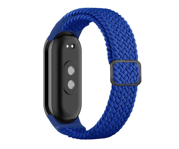 Ремешок Textile Elastic для Xiaomi Smart Band 8/Smart Band 9 Синий - фото 1