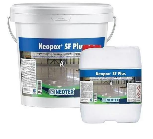 Покриття для підлог Neotex Neopox SF Plus A+B Епоксидне 16 кг RAL 7035 Grey