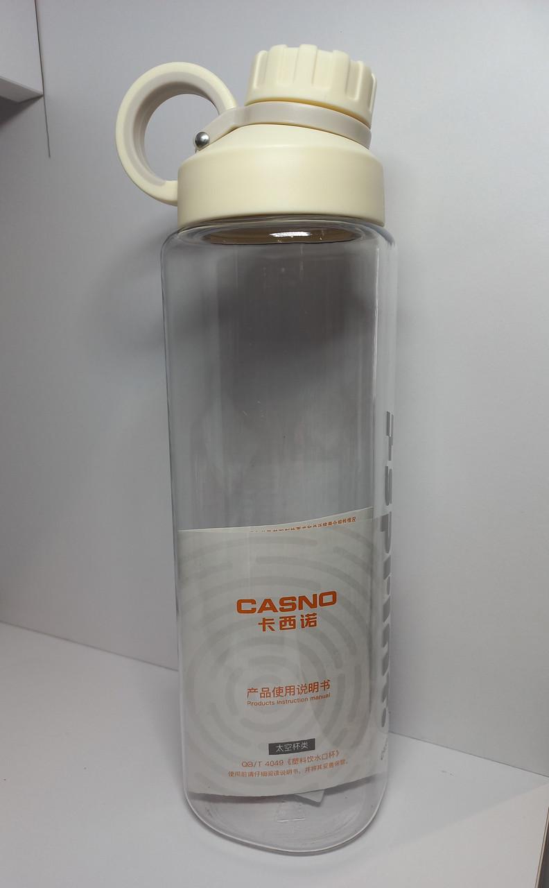Пляшка спортивна для води Casno з ручкою 1 л Прозорий білий (2600702770) - фото 5 Пляшка спортивна для води Casno з ручкою 1 л Прозорий білий (2600702770) - фото 5