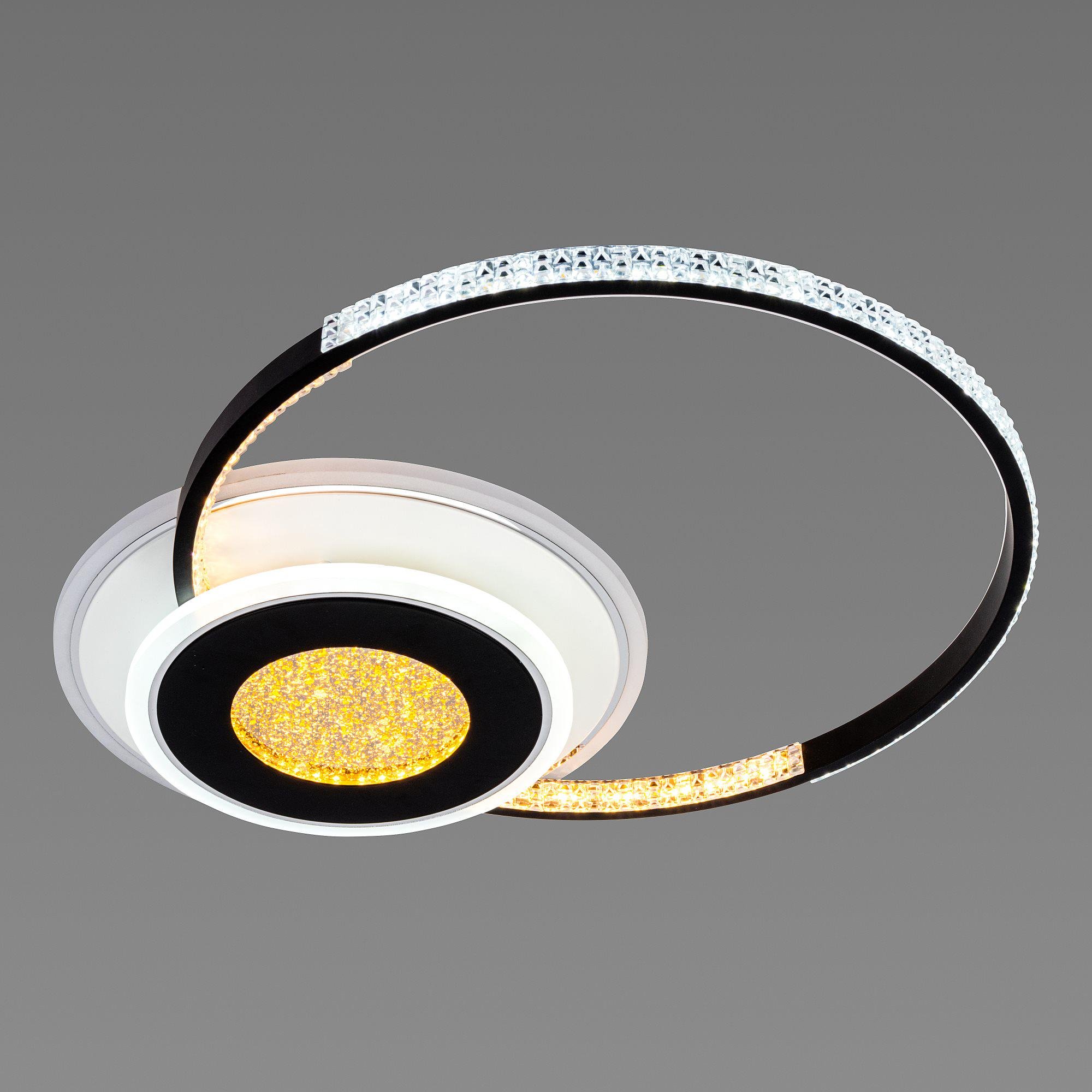 Люстра світлодіодна акрилова Sirius C7067/500 WH+BK RGB 80W/8W - фото 3 Люстра світлодіодна акрилова Sirius C7067/500 WH+BK RGB 80W/8W - фото 3