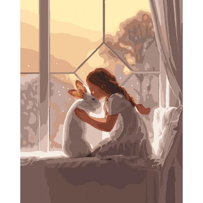 Картина по номерам Идейка Пушистый друг 40x50 см (skl-КНО4588)