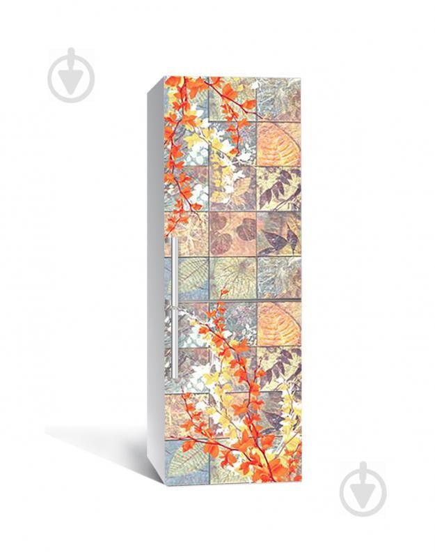 Наклейка на холодильник Zatarga "Осінній Орнамент" 650х2000 мм вінілова 3Д наклейка декор на кухню Z181705re Наклейка на холодильник Zatarga "Осінній Орнамент" 650х2000 мм вінілова 3Д наклейка декор на кухню Z181705re