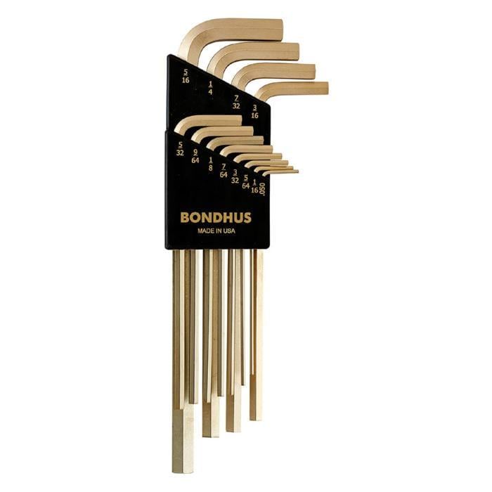 Набор ключей Bondhus GoldGuard шестигранных дюймовых 12 шт. .050-5/16" удлиненные (15058)