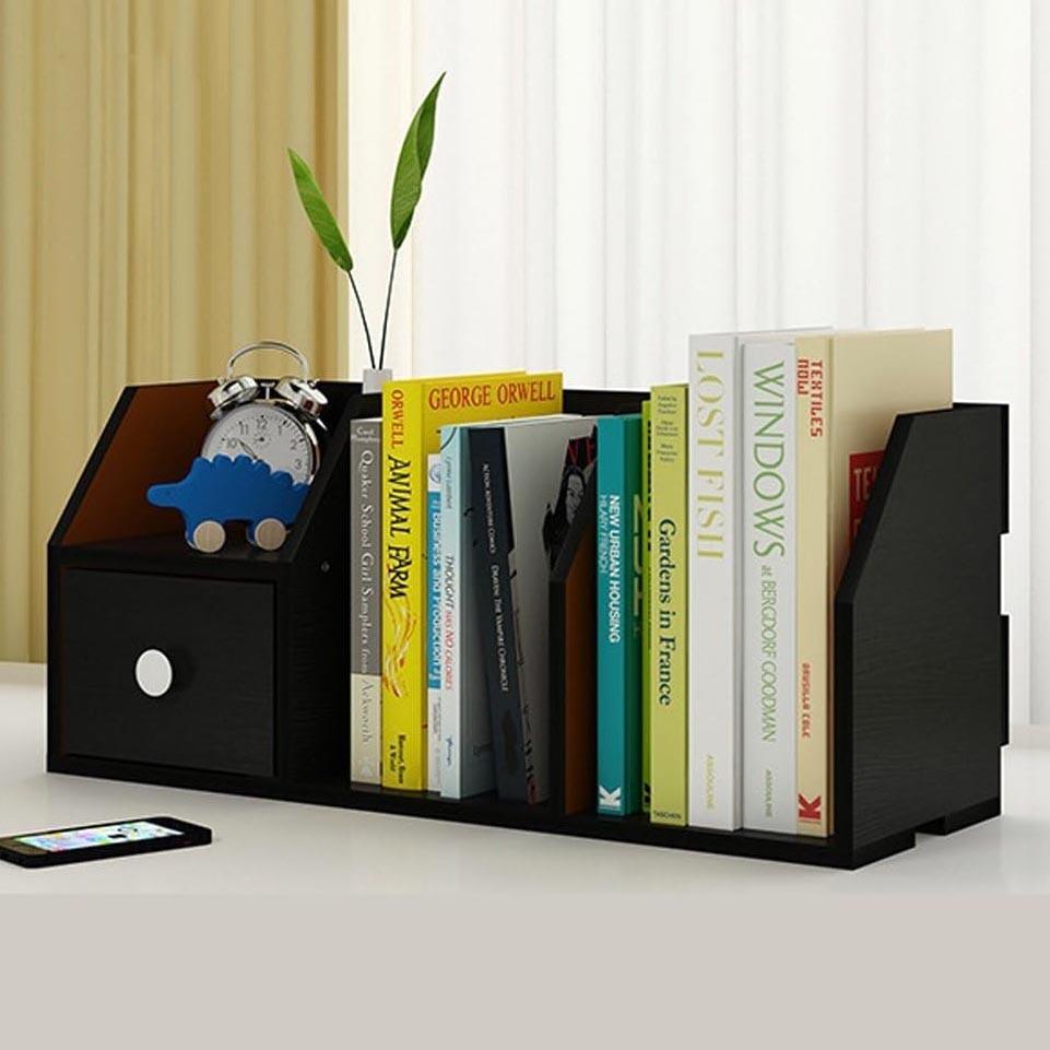 Полка книжная настольная из дерева Эльвария Венге (КПА-012712)