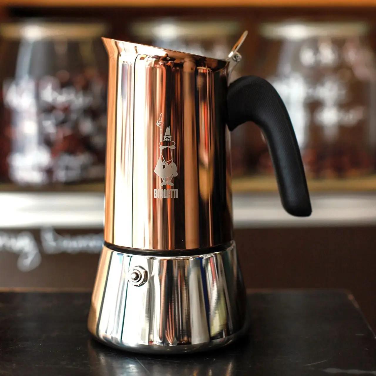 Гейзерная кофеварка Bialetti Venus NEW Rame на 2 чашки 85 мл (0007282) - фото 6 Гейзерная кофеварка Bialetti Venus NEW Rame на 2 чашки 85 мл (0007282) - фото 6