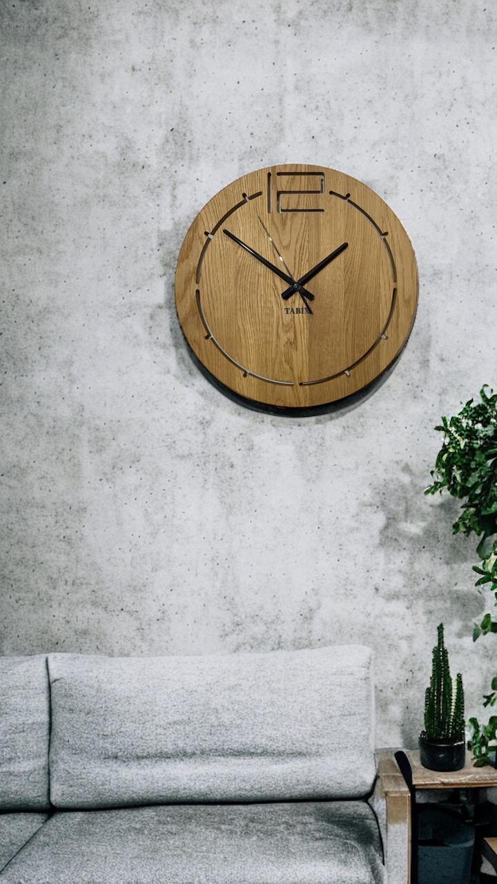 Часы настенные Timeless Timber деревянные - фото 3
