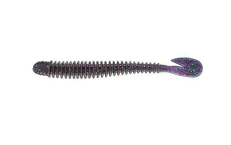 Силиконовый виброхвост Reins Rockvibe Saturn №012 съедобный 4" 12 шт. Junebug (6263)