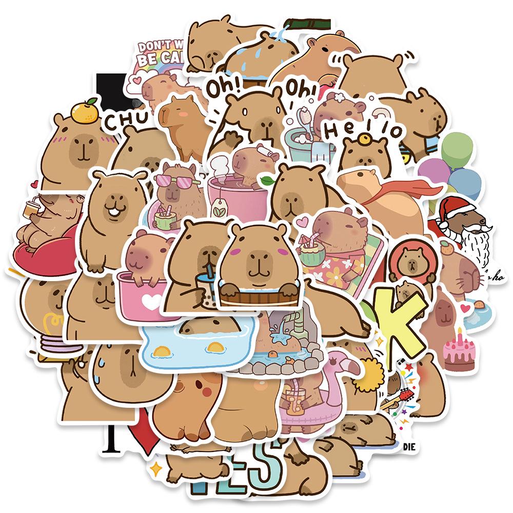 Стикеры Капибара 50 шт. (5335591)