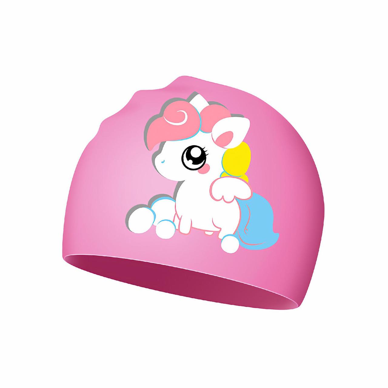 Шапочка для плавания детская Renvo Lima Pony JR OSFM Розовый (1SC520-05) - фото 2