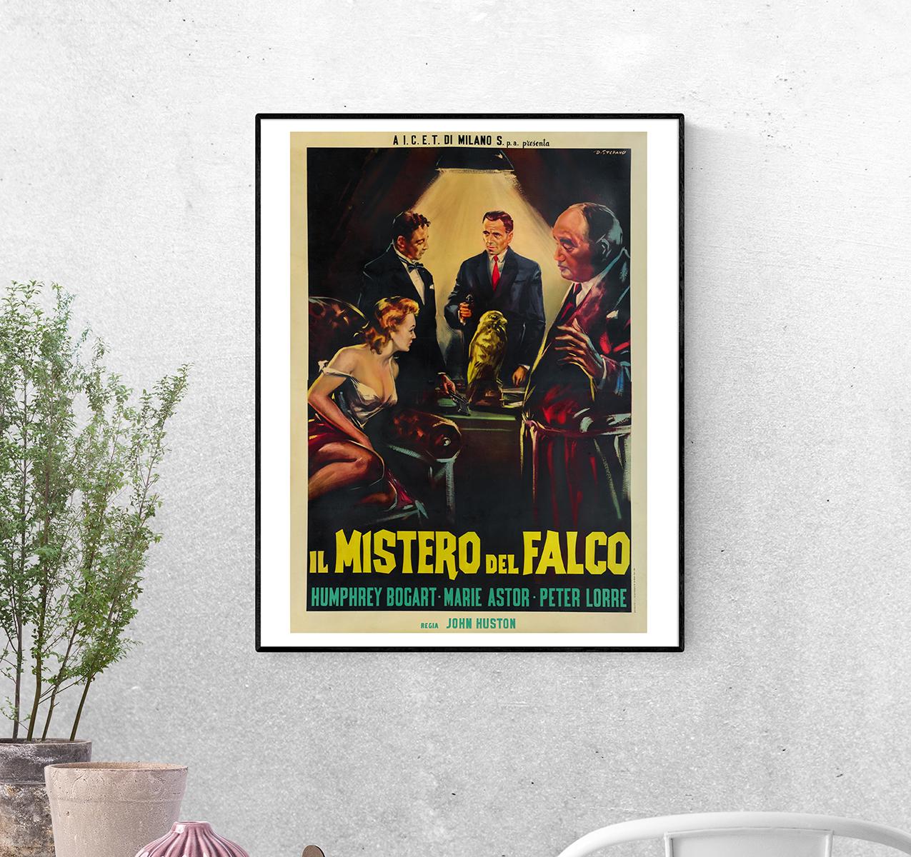 Постер Мальтийский сокол 1941 г. Режиссёр Джон Хьюстон формат А-4 (Afisha2050008_Poster)