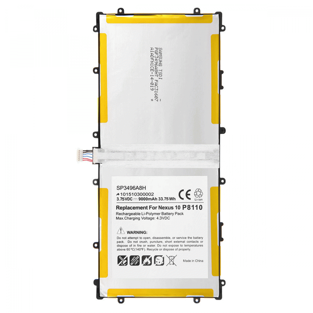 Аккумулятор для Samsung SP3496A8H для Samsung Google Nexus 10 GT-P8110 P8110 PRC - фото 1