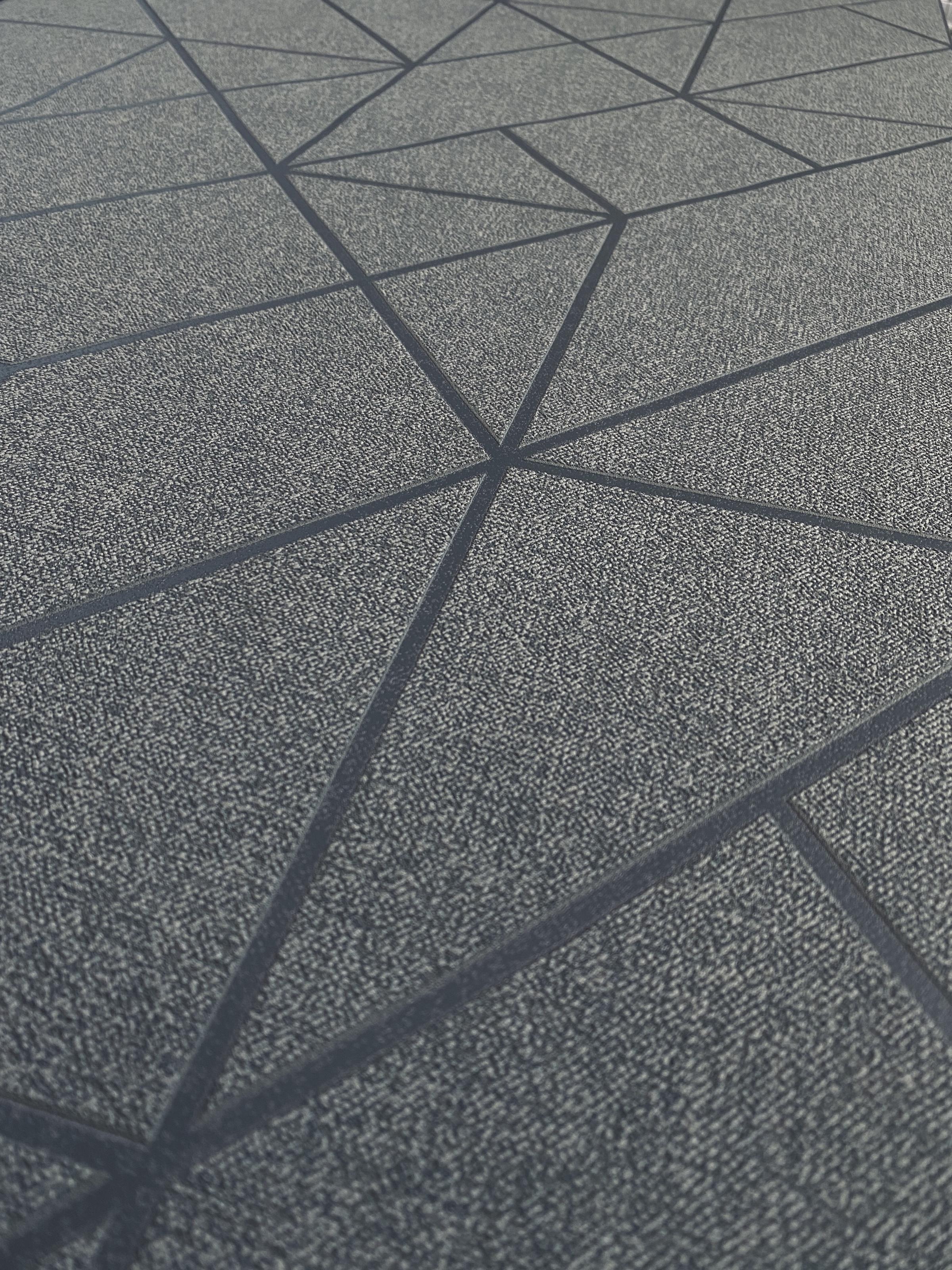 Обои виниловые на флизелиновой основе Grandeco Opportunity Wallcoverings Q0316 Абстракция Серый