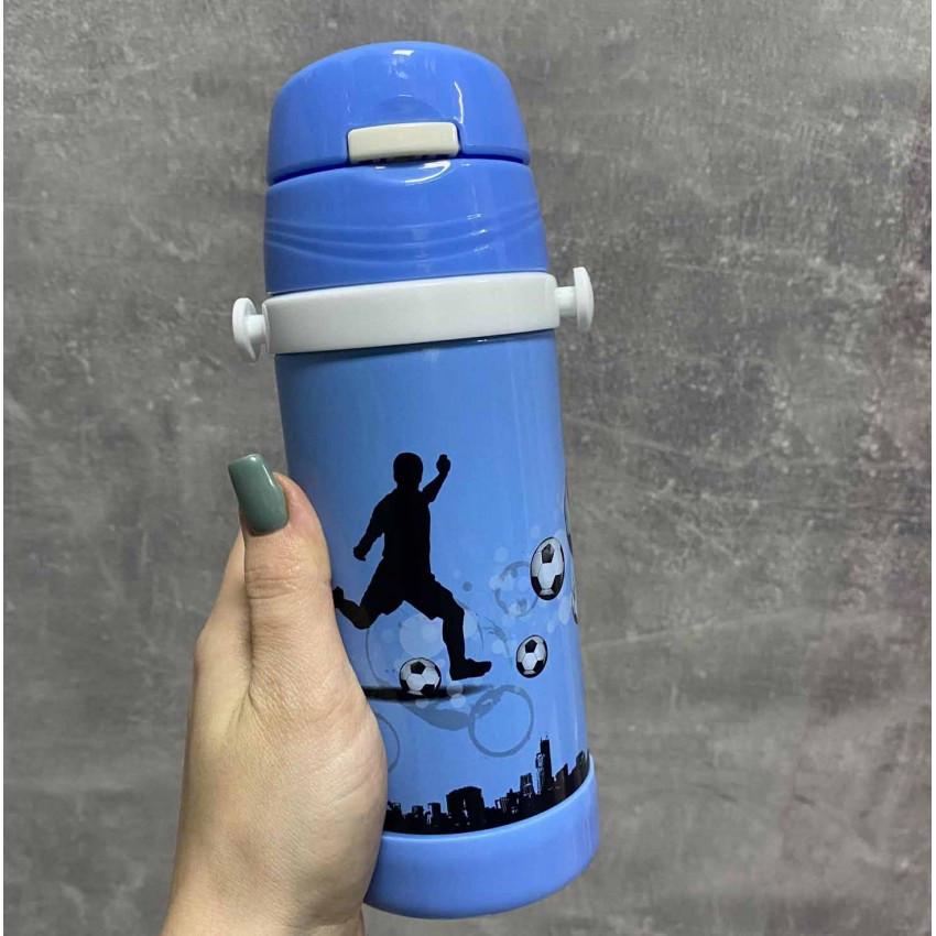 Термос детский A-PLUS 1776 с трубочкой из нержавеющей стали 320 мл Голубой (1688457478) - фото 4 Термос детский A-PLUS 1776 с трубочкой из нержавеющей стали 320 мл Голубой (1688457478) - фото 4