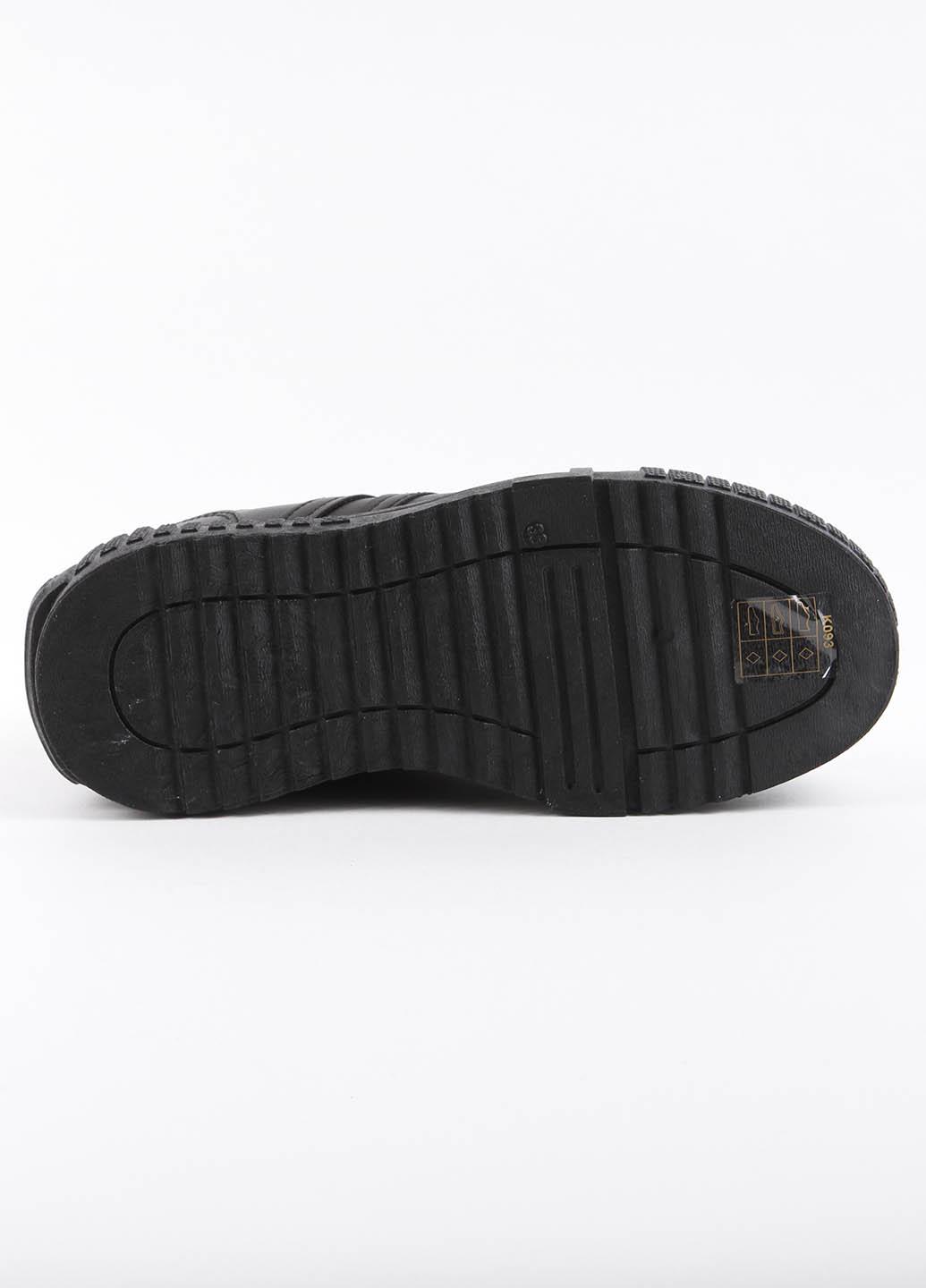 Кеды женские Fashion К093 339014 р. 38 Черный (339014_38) - фото 3