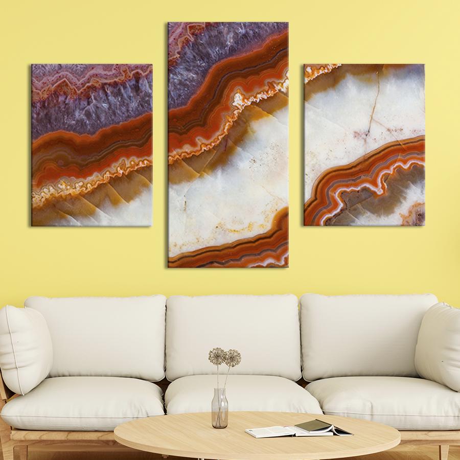 Картина для интерьера Мрамор с природным узором 141x90 см (13-32)