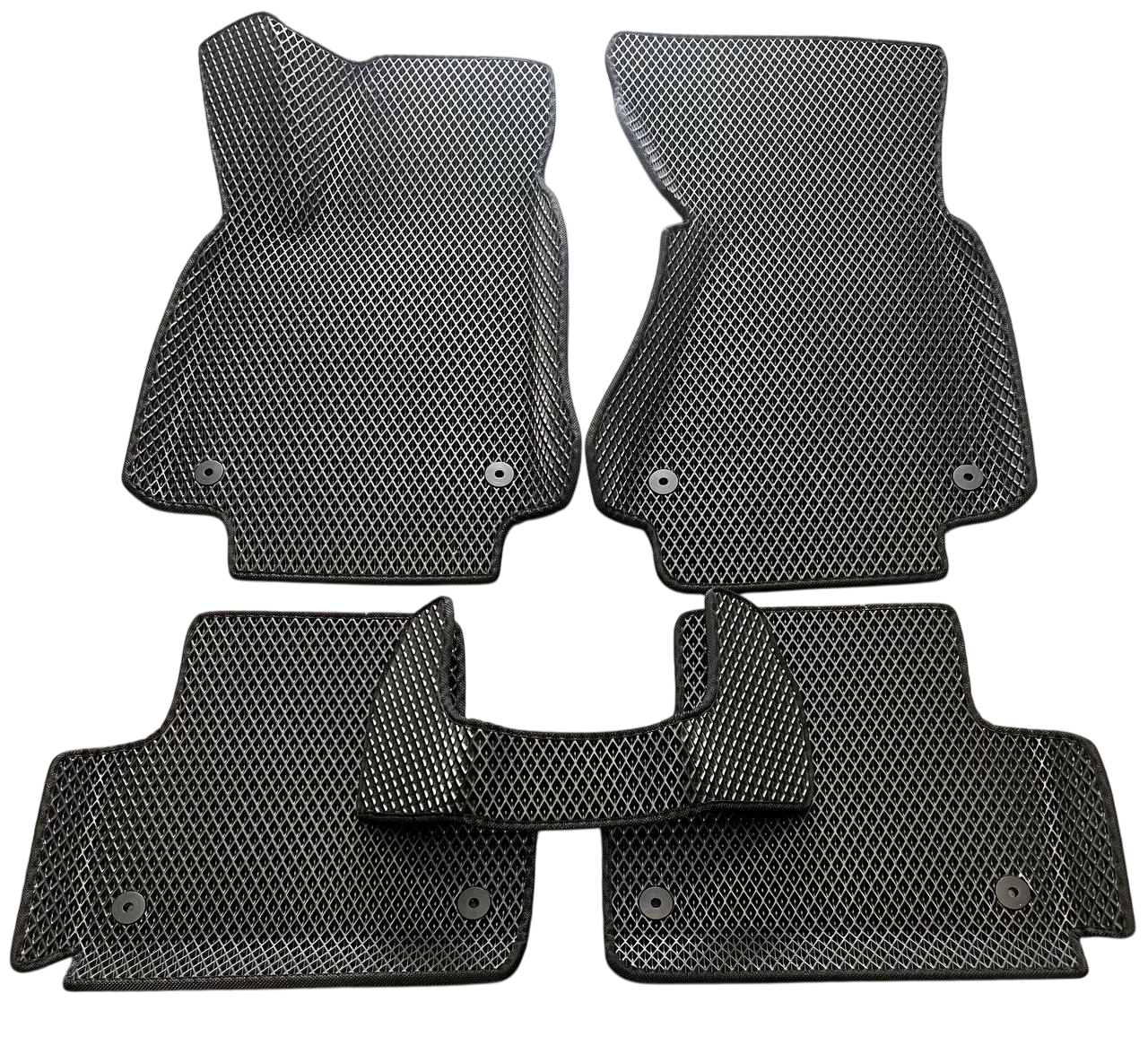 Коврики с бортиками EVA в салон с 3Д лапой для Audi A4 (B9) 2015+ г. (2497137068)