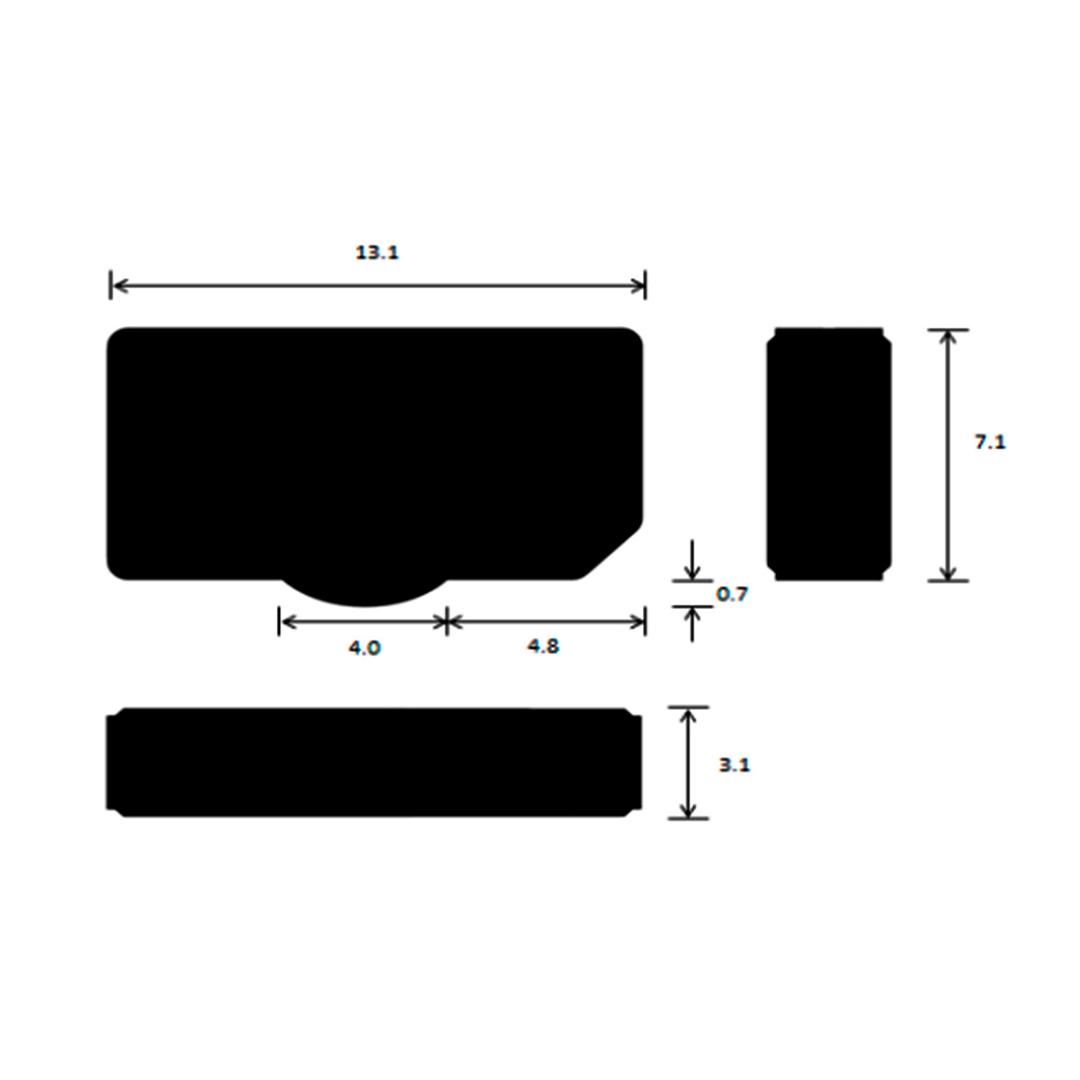RFID мітка Omni-ID FIT 400 з чіпом Alien Higgs 3 13,1х7,8 мм (21-085) - фото 2 RFID мітка Omni-ID FIT 400 з чіпом Alien Higgs 3 13,1х7,8 мм (21-085) - фото 2