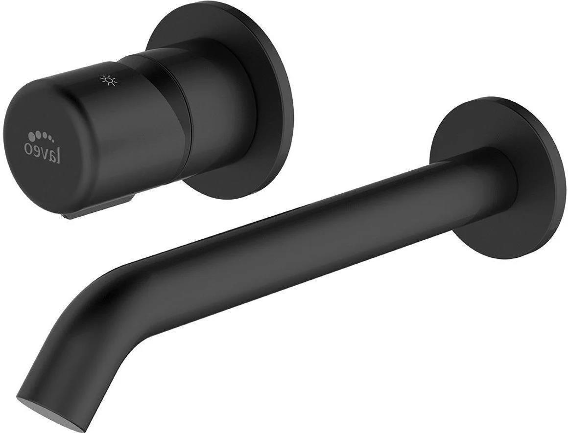 Смеситель для умывальника Laveo Pretto Black (Bao722P)