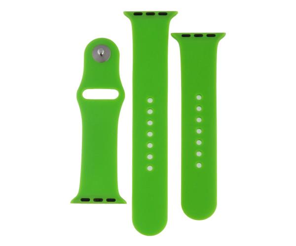 Ремешок Silicone Two-Piece для Apple Watch 40 38/40 мм Shiny Green