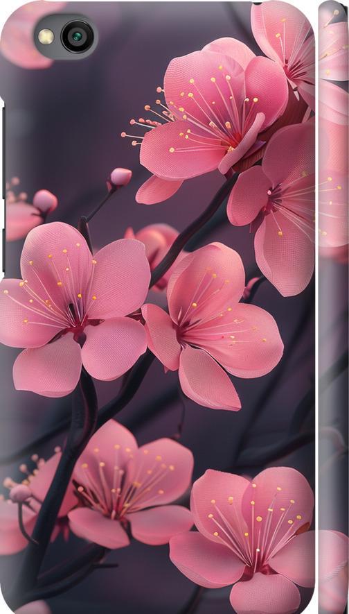 Чехол на Xiaomi Redmi Go Пурпурная сакура (6075m-1667-42517) Чехол на Xiaomi Redmi Go Пурпурная сакура (6075m-1667-42517)