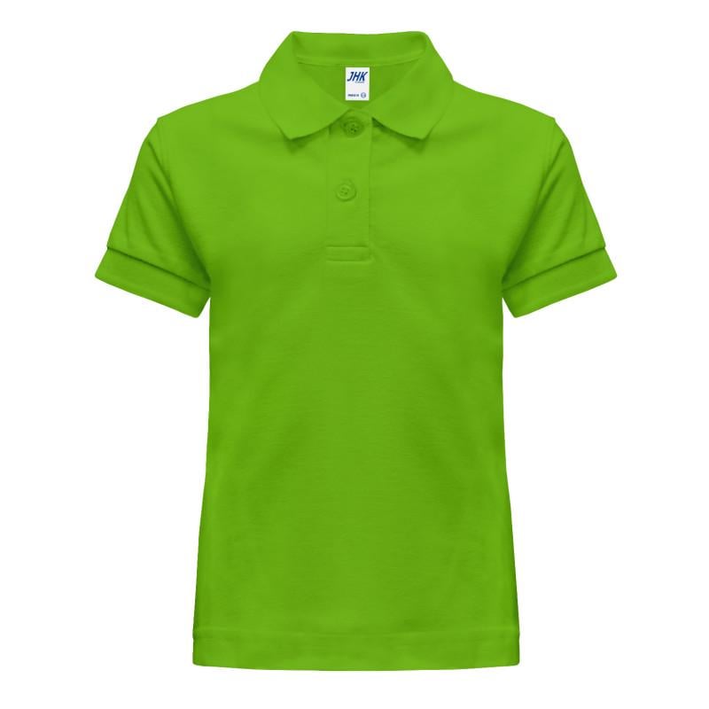 Футболка детская JHK KID POLO 9/11 Салатовый (LM)