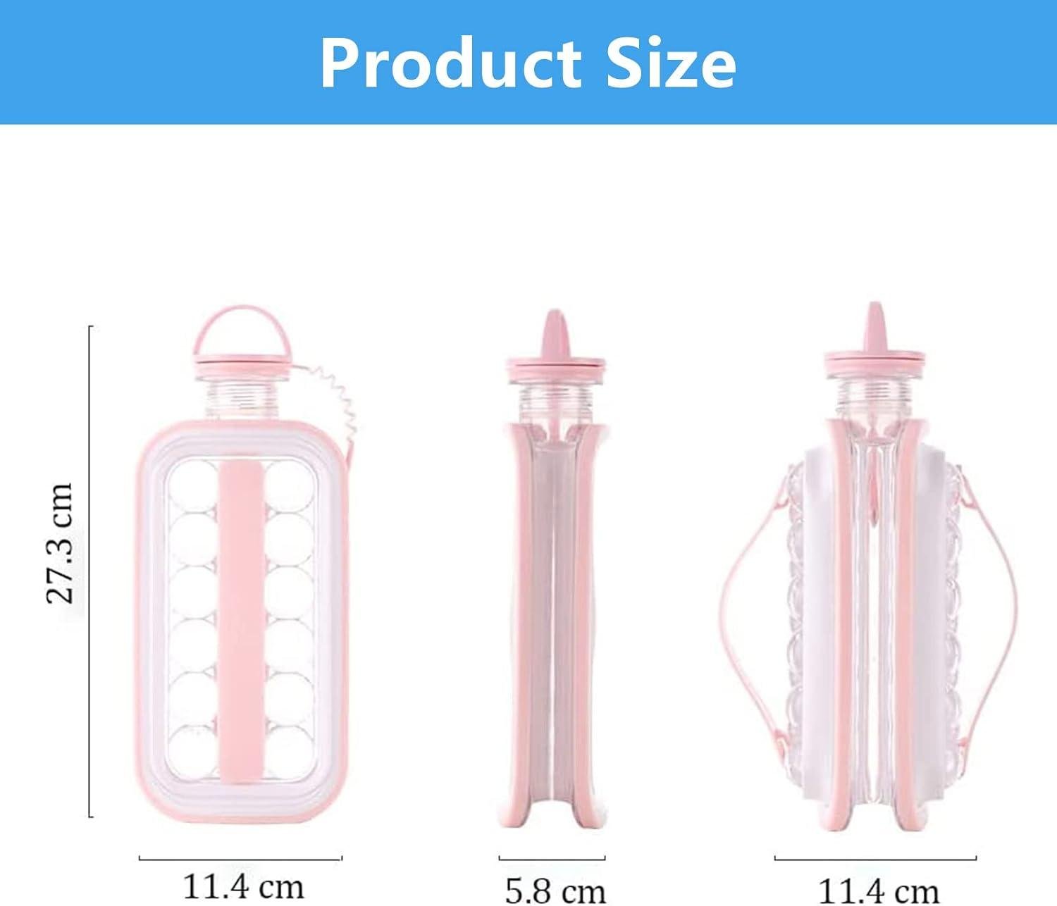 Форма для льда Ice Cube Tray силиконовая на 17 шариков (1010366-White) - фото 6