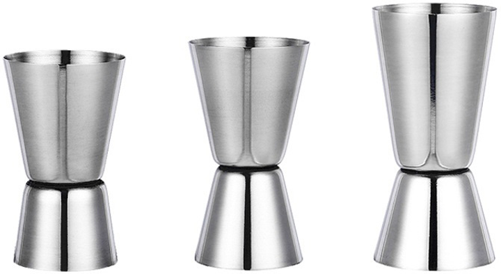 Набір джигерів двосторонніх 15/30 20/20 25/50 мл 3 шт. (НР051204-4)