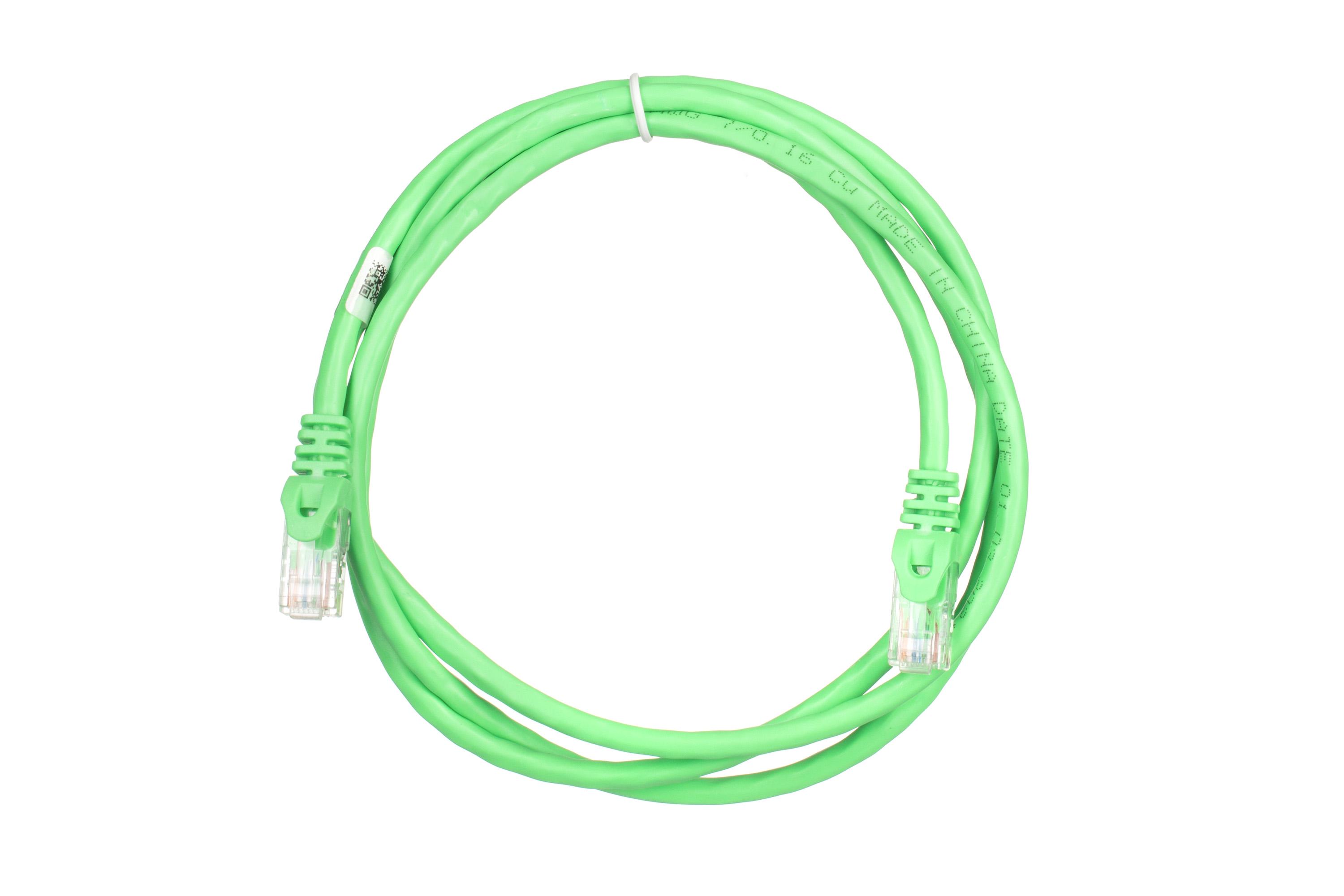 Патч-корд 2E Cat 6 26AWG з екранованою крученою парою UTP 1,5 м Зелений (2E-PC6COP-150GRN) - фото 1