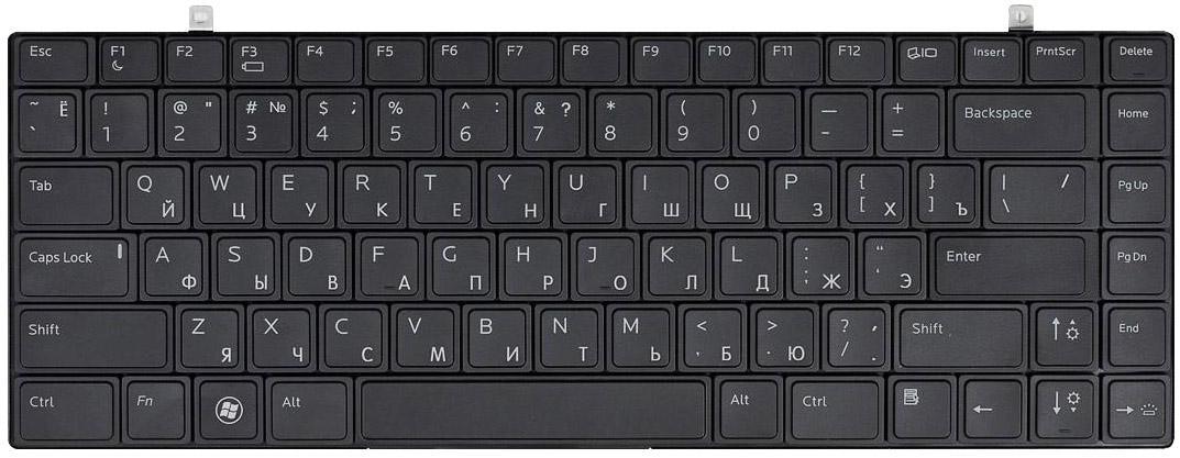 Клавиатура для ноутбука Dell Studio XPS 13 1340 16 1640 1645 1647 с подсветкой Light Black