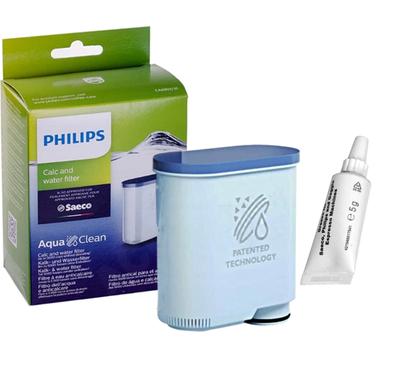 Набор для обслуживания кофемашин Philips AquaClean + смазка 5 г (CA6903)