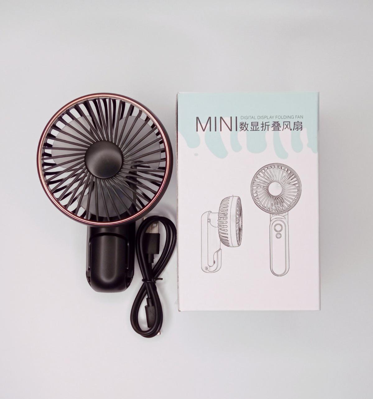 Вентилятор аккумуляторний USB з дисплеєм Fan F18 2000 mAh Чорний - фото 15 Вентилятор аккумуляторний USB з дисплеєм Fan F18 2000 mAh Чорний - фото 15