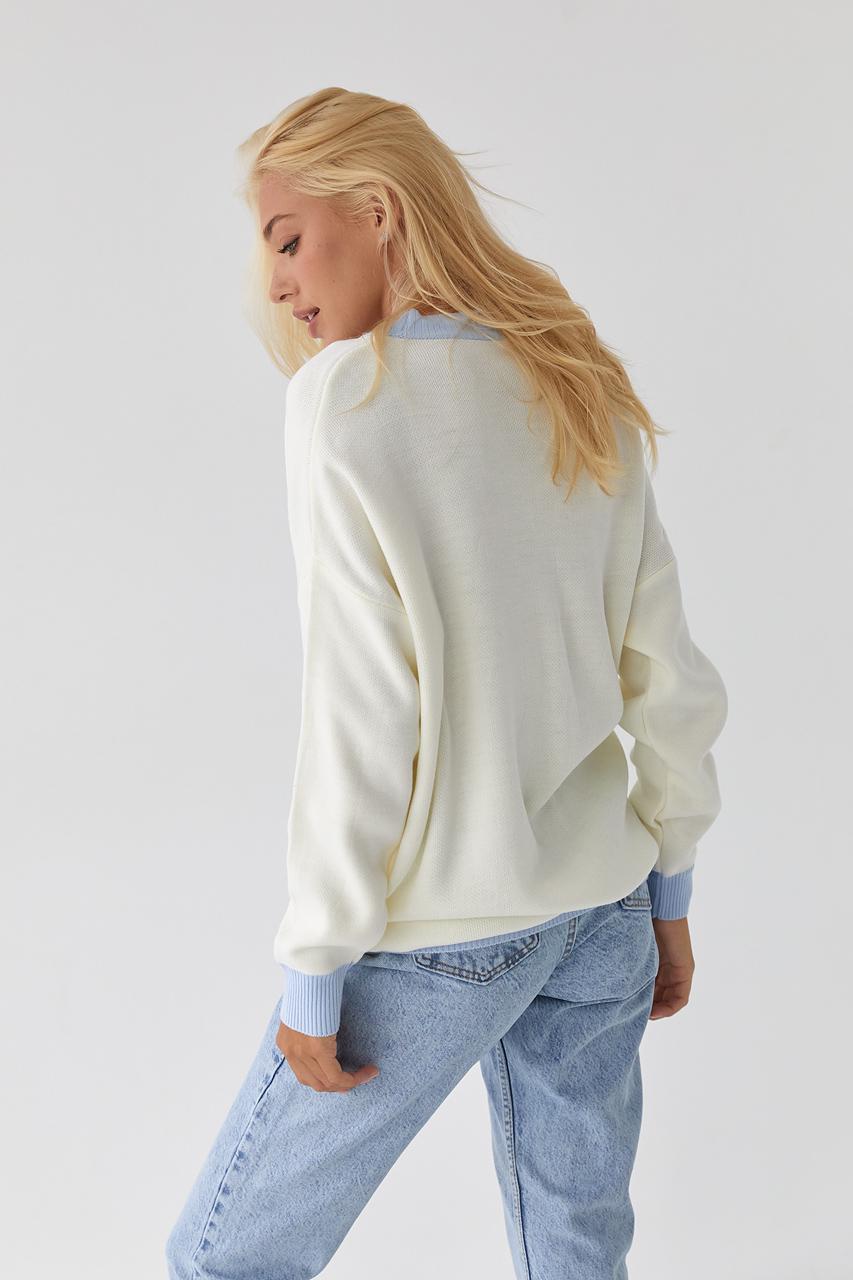 Кардиган оверсайз S Блакитний (9528042) - фото 2 Кардиган оверсайз S Блакитний (9528042) - фото 2