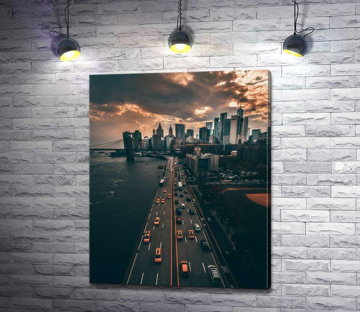 Картина ArtPoster Вид на облачный Сан-Франциско и темные воды у набережной 80x100 см Модуль №1 (000187) Картина ArtPoster Вид на облачный Сан-Франциско и темные воды у набережной 80x100 см Модуль №1 (000187)