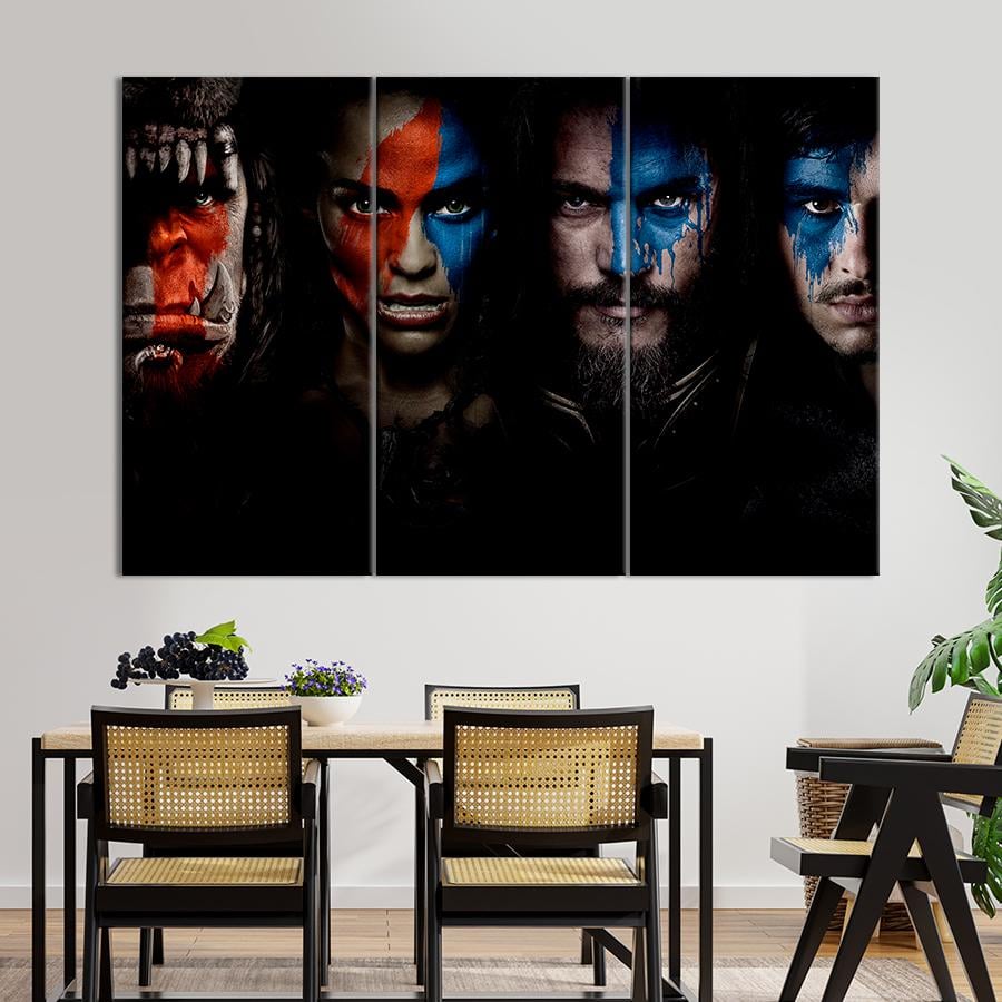 Настенний декор Постер фильма Варкрафт 128x81 см (A132-3)