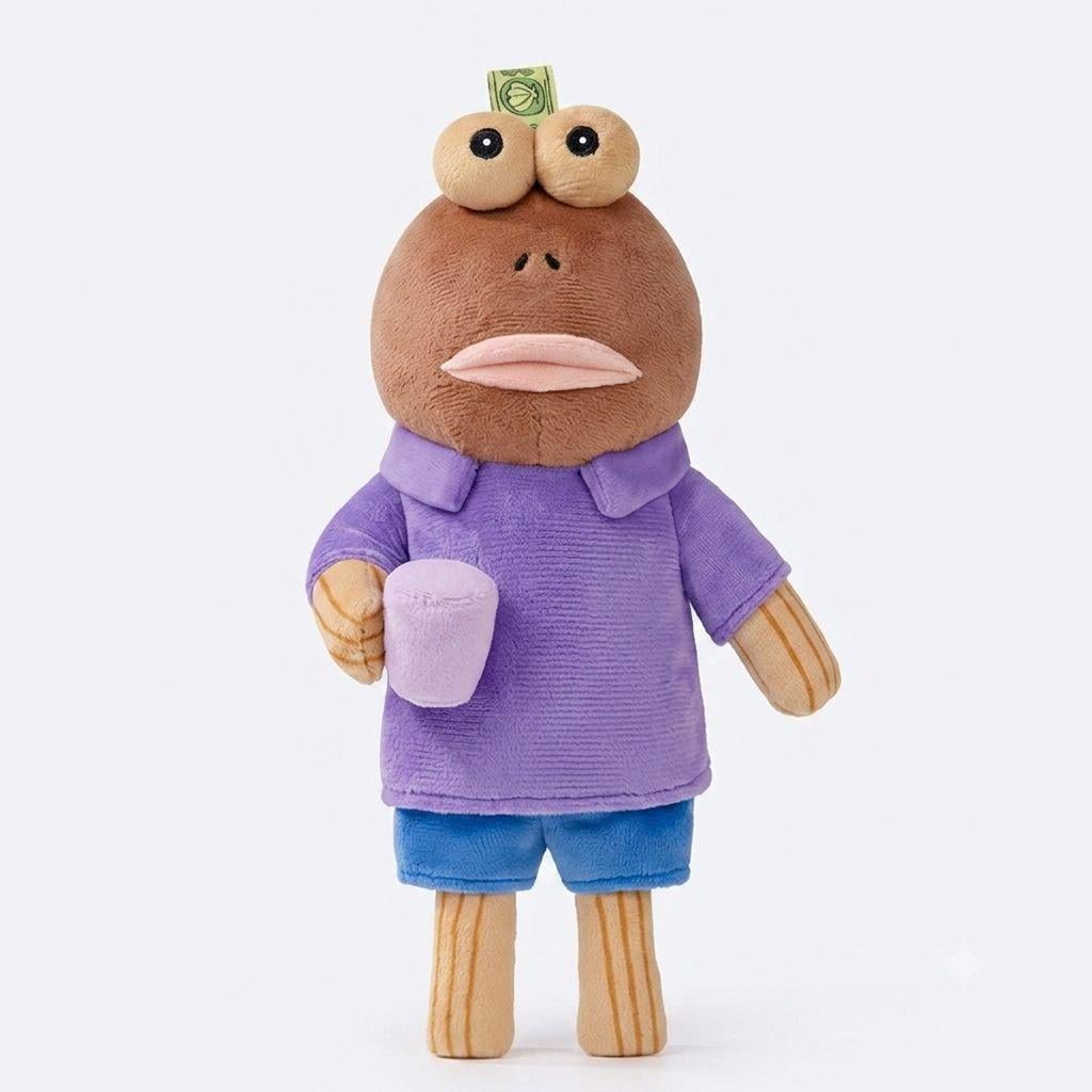 М’яка іграшка брелок персонаж Dazed Fish Bikini Bottom з Губка Боб Квадратні Штани (37297196)