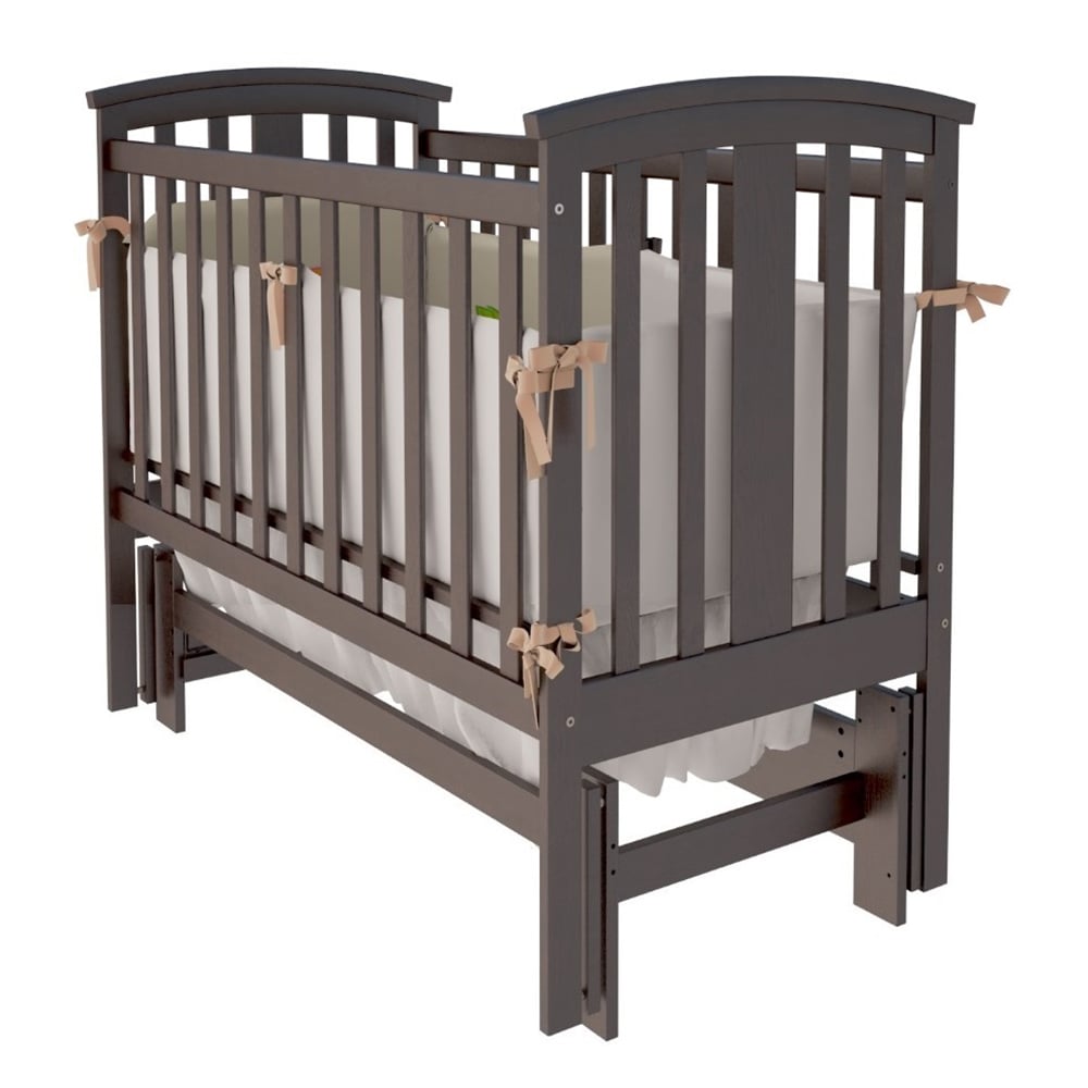 Детская кровать из дерева Woodman Миа УМК с маятниковым механизмом 60х120 см Шоколадный
