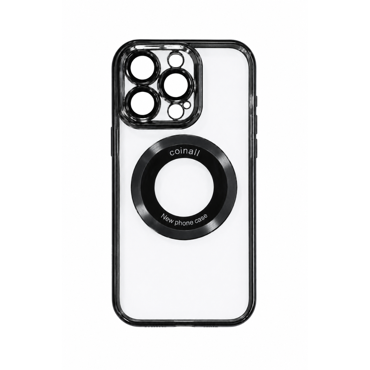 Магнитный чехол XON PhoneCase Magnetic для iPhone 13 Pro (PCMC1113300B 7935) Черный/Прозрачный