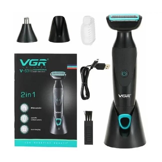 Електробритва для чоловіків VGR гоління сухе 5 Вт Чорний (20545)