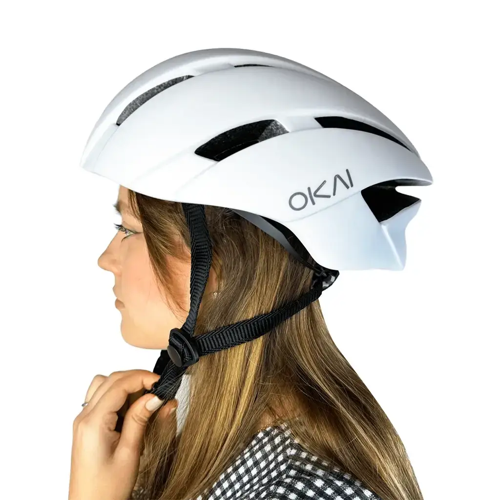 Шлем защитный OKAI L 56-62 см White - фото 6 Шлем защитный OKAI L 56-62 см White - фото 6