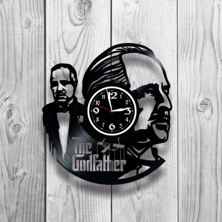 Часы настенные Крёстный отец 0538 из виниловой пластинки